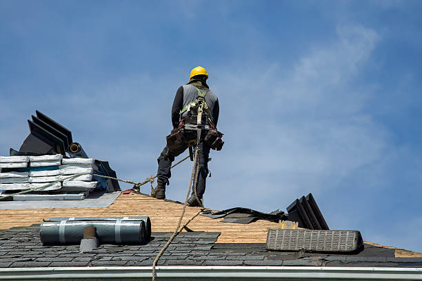 Professional Metal Roofing technician working in Charlotte, MI